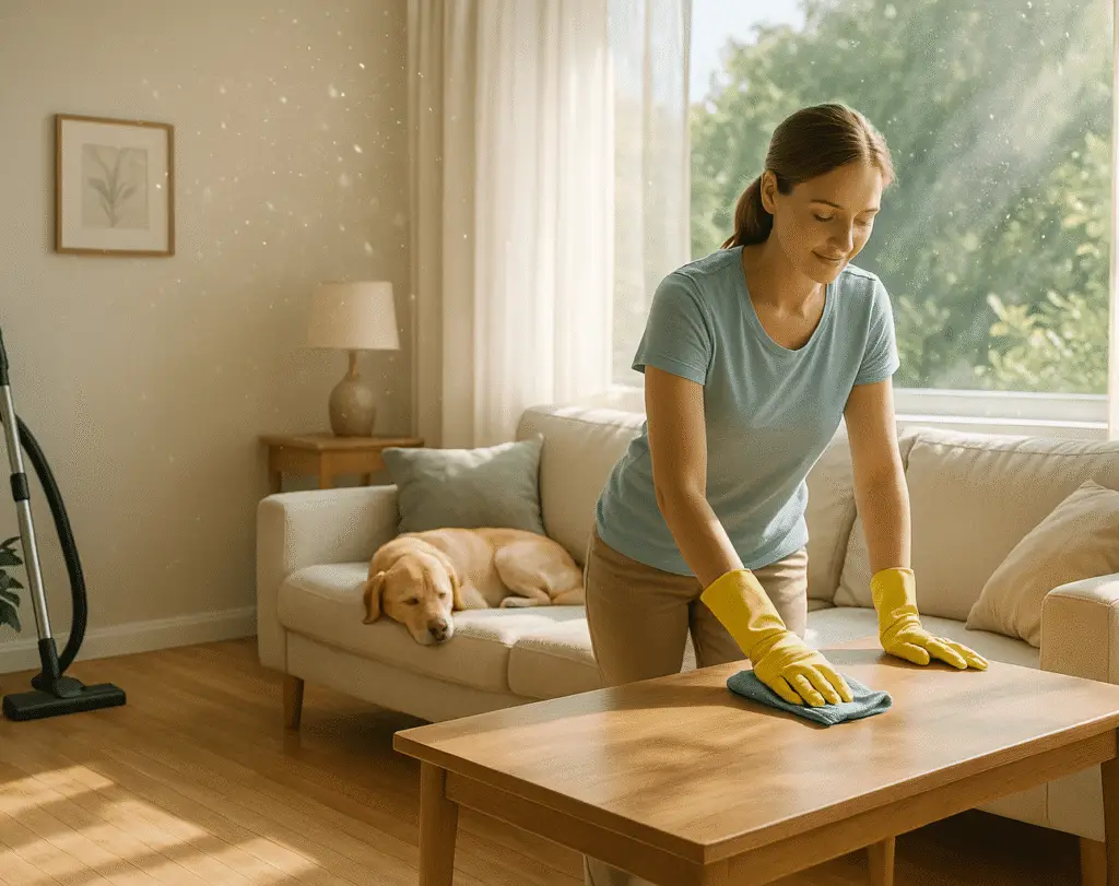 spring allergy cleaning in Omaha